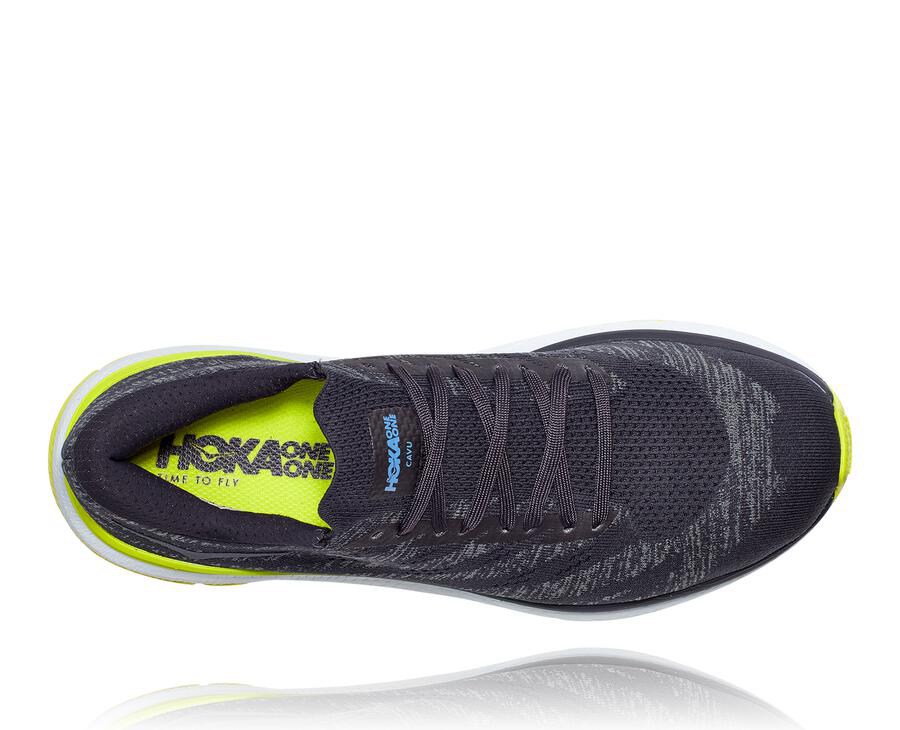 Hoka One One Hardloopschoenen Heren - Cavu 3 - Donkerblauw - DC2854793